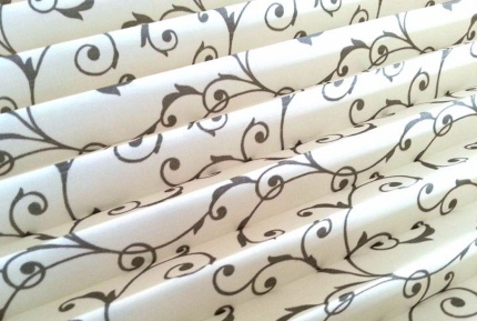 Jaluzele Tip pliseu - Semi-Transparent - Ivy Print